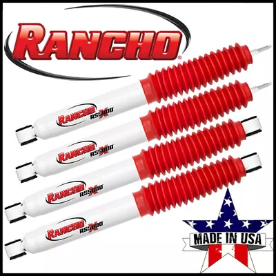 Rancho Front & Rear Suspension Shocks Set 01-10 Silverado Sierra 2500HD 0  Lift • $269.95