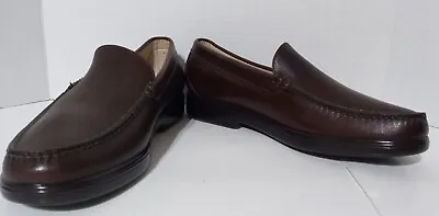 New SAS Men's Venetian Brown Slip On Loafer Shoes Sz 10.5 M Made In USA A8487339 • $129.99