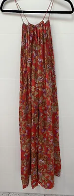 $80 • Buy Zimmermann Women’s Cotton Floral Maxi Dress Size 1 (AU 8-12)