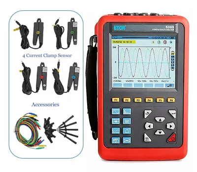 3 Three Phase Power Quality Analyzer Power Energy Monitor Meter With 4 PCS 008B • $1900