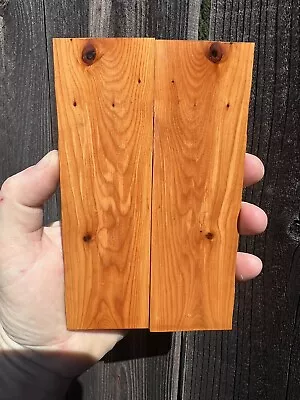 Stabilized Pacific Yew Knife Scales 1/4” • $20