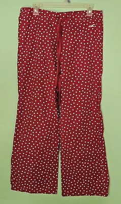 Hollister Sleepwear Bottoms Womans Size Medium Red Polka Dots • £15.42