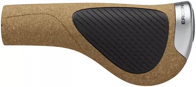 Ergon GP1 Evo BioKork Grips - Lock-On Large Black/Tan • $46.42