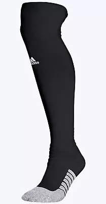 ADIDAS Adizero Maximum Cushioned OTK Black White Football Socks Mens XL 12-16 • $22.70