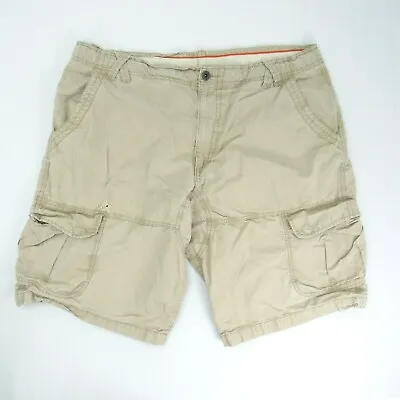 FLAW Nike Air Jordan Jumpman Men's Size 40 Beige Cargo Shorts Khaki • $33.70