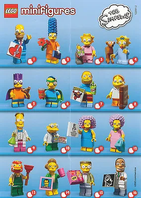 £4.99 • Buy Lego The Simpsons Series 2 Minifigures - Choose A Mini Figure 71009 Set Bartman