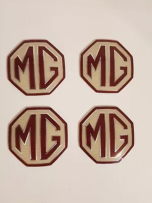 MG Enamel Sticker Set MGF MGTF Old Style. 55mm Wide Boot Badges  • £9.99
