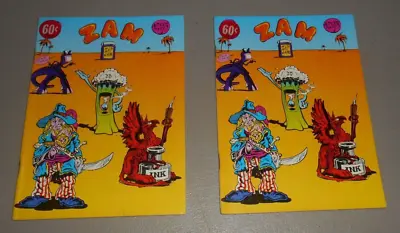 2 Zam Zap Jam Underground Mini Comic Print 1974 Crumb Wilson Williams • $10