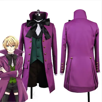 Black Butler Kuroshitsuji II Alois Trancy Costume Cosplay Halloween Outfit Suit • $30.40