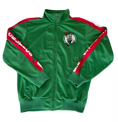 Starter Black Label BOSTON CELTICS Green Red Track Jacket Men’s Large NBA • $59.99