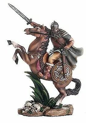 Ebros 10 Inch Tall Norse Nordic Viking Warrior On Horse Figurine Collection • $40.99