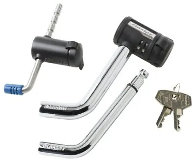 MASTERLOCK Trailer Hitch Pin Bent Pin Fits 1/2  & 5/8  Dia W/ Keyed Lock 2848DAT • $43.99