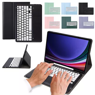 Bluetooth Keyboard Case Cover For Samsung Galaxy Tab S9 Plus 12.4  2023 Tablet • $54.98