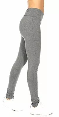 Mopas Yoga Capri With Fold Over Solid Waistband (GreySmall) • $11.35