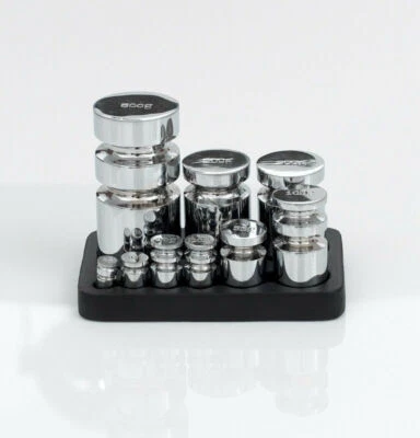 VICTOR 9 Piece Victor Chrome Metric Weights Weight Set With Stand • £38.95