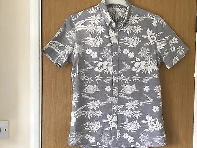 £12.99 • Buy Next MENS Short Sleeved Shirt Tropical Floral Print Size Small Slim Fit VGC