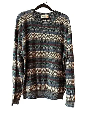 Missoni Sport Multicolour Knitted Sweater Size 54 • $84.50