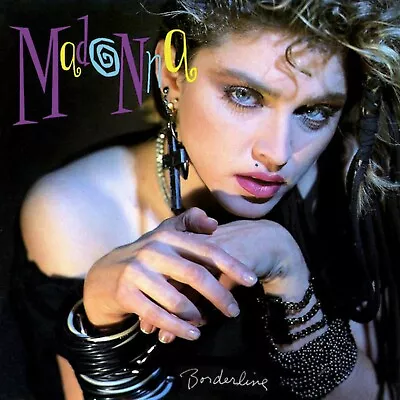 MADONNA Borderline BANNER 3x3 Ft Fabric Poster Tapestry Flag Album Cover Art • $24.95