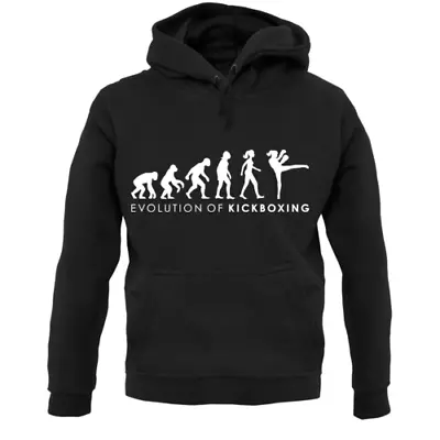 Evolution Of Woman Kickboxing Unisex Hoodie - Boxing - Taekwondo - Karate - MMA • $33.10