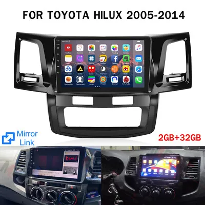 $149.99 • Buy 9  GPS Android 11 For Toyota HILUX 2005-2014 Car Stereo Radio WIFI BT RDS 2+32G