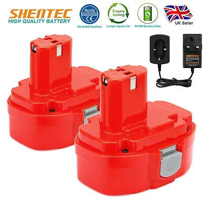 2x3500mAh 18V Ni-MH Battery/Charger For Makita PA18 1835 1822 1823 1834 192827-3 • £23.89