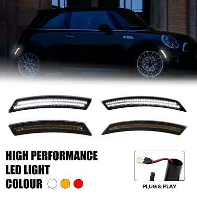 Smoked For MINI Cooper R55 R56 R57 R58 R60 R61 LED Front Rear Side Marker Light • $37.99