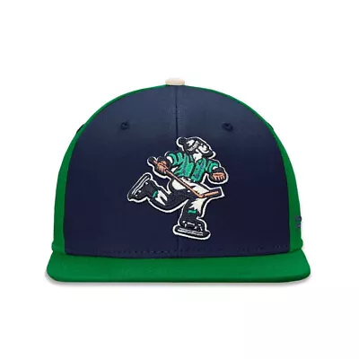 Vancouver Canucks NHL Fanatics Retro Logo Flat Brim Snapback Cap Hat • $25.60