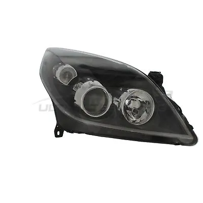 Headlight Vauxhall Vectra C 2005-2009 Black Inner Headlamp Drivers Side Right • $150.84