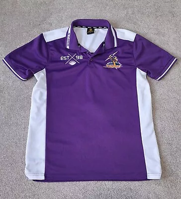 NRL MELBOURNE STORM Men's Polo Shirt Size Medium Licensed Rugby League  • £9.39