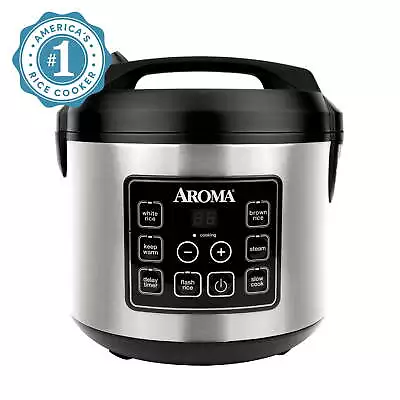 Aroma® 20-Cup Programmable Rice & Grain Cooker And Multi-Cooker New • $35.96