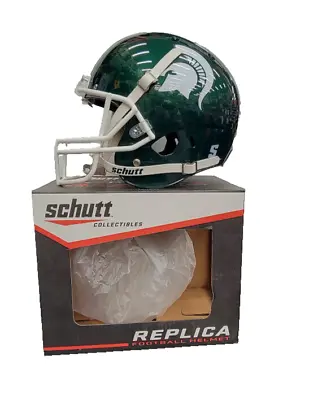 NEW! MICHIGAN STATE SPARTANS Schutt XP Full Size REPLICA Football Helmet • $139.95
