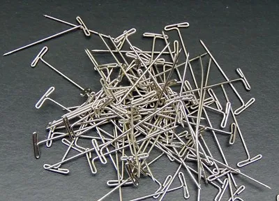 Steel T-PINS 1.5” Long ~ 7/16  Head For Sewing Crafts Memos Macrame Models Wigs • $8.62