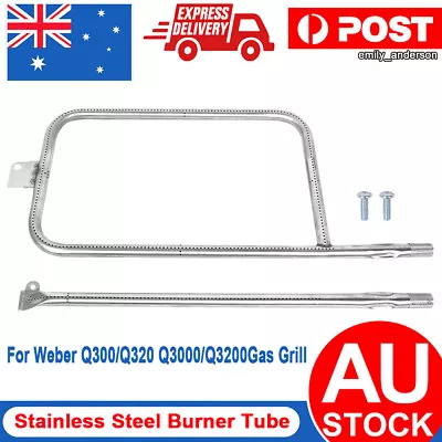 For Weber Q300/Q320 Q3000/Q3200 Gas Grill New Stainless Steel Burner Tube AU • $34.99