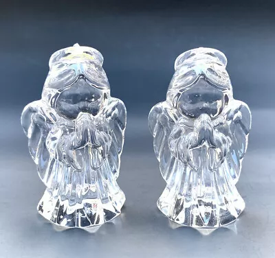 $15 • Buy Marquis WATERFORD Christmas Endearments Angel Ornaments  2nd In Series - Qty 2