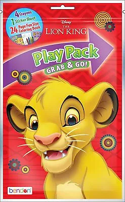 $1.89 • Buy NEW The Lion King Grab & Go Play Pack - Party Favor, Prize Box, Travel, Gift