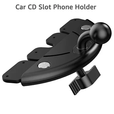 17mm Ball Head Car CD Slot Phone Holder Base Universal Car CD Slot Clip Mount • $12.08