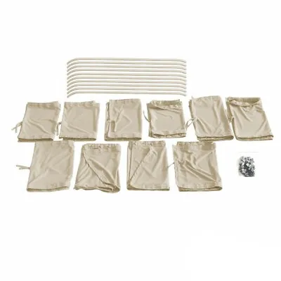 Side Window Curtain Sunshade For VW Vanagon 1980-1991 Beige 10x • $199.90