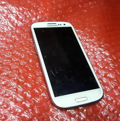 Original White LCD Display Screen With Frame For Samsung Galaxy S3 I9300 Genuine • $35