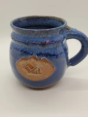 $9.99 • Buy Vail Colorado Mountain Ski Resort Hand Thrown Studio Art Pottery Coffee Mug