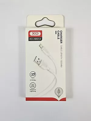 1M Lightning To USB Charging Cable Apple IPhone IPad New Boxed White (XO-NB212) • £2.49