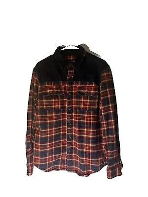 American Eagle Flannel Plaid Heavy Grade Lumberjack Shirt Mens Size Large • $4.20