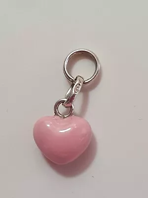 Links Of London Mini Pink Heart Charm. Fully Hallamrked. • £22