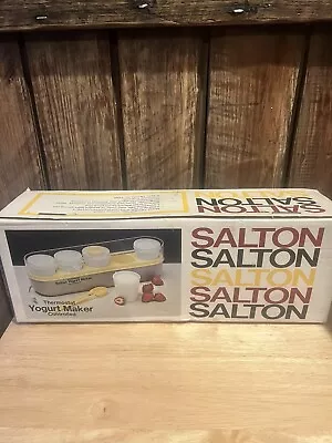 New Vintage Salton Yogurt Maker Thermostat Controlled Model GM-5 • $37.99