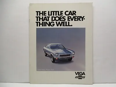 $8.99 • Buy 1972 Chevy Vega Car Dealer Brochure Parts Oil Gas Sign Race Vintage Sign Engine