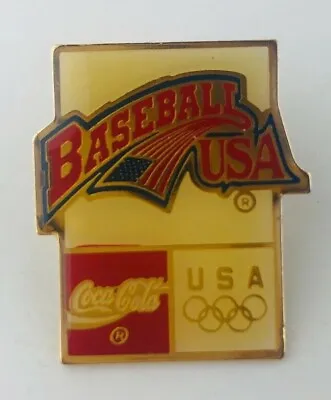 £5.31 • Buy Coca Cola USA Baseball Coke Olympic Sponsor Lapel Pin 1996 Atlanta Badge 