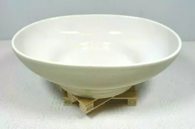 Vintage Pfaltzgraff Cream Tan Serving Dish W/ Raised Base Glossy Oval Stoneware • $13.99