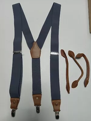 New Style Button Holes Link Men's Suspenders Adjustable Elastic Unisex Braces • $4.99