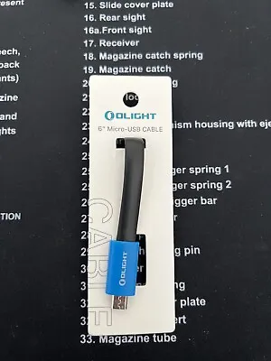 £4.95 • Buy Olight Micro USB Charging Cable For The I1R / I1R 2 EOS