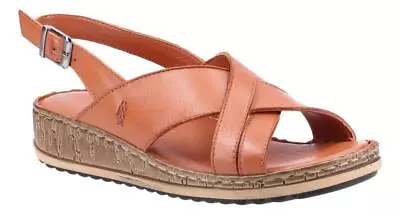 Womens Hush Puppies Elena Crossover Casual Strap Buckle Sandals Sizes 3 To 8 • £42.75