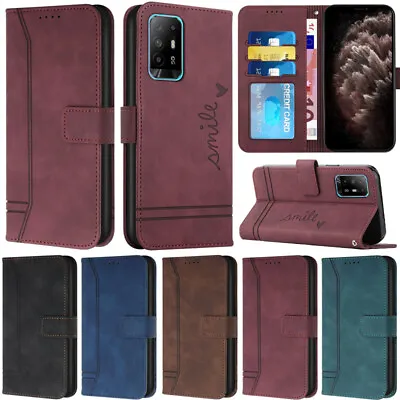 For Oppo A17 A52 A96 A94 A76 A55 Realme 10 Retro Wallet Leather Flip Cover Case • $14.29